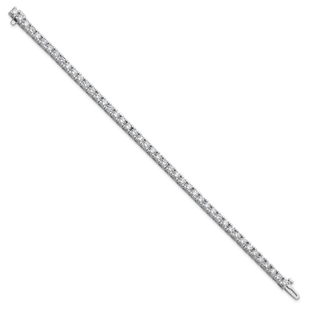 14k White Gold AAA Diamond Tennis Bracelet