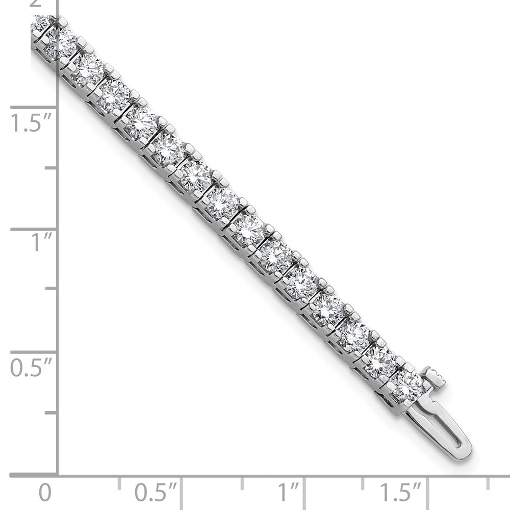 14k White Gold AA Diamond Tennis Bracelet