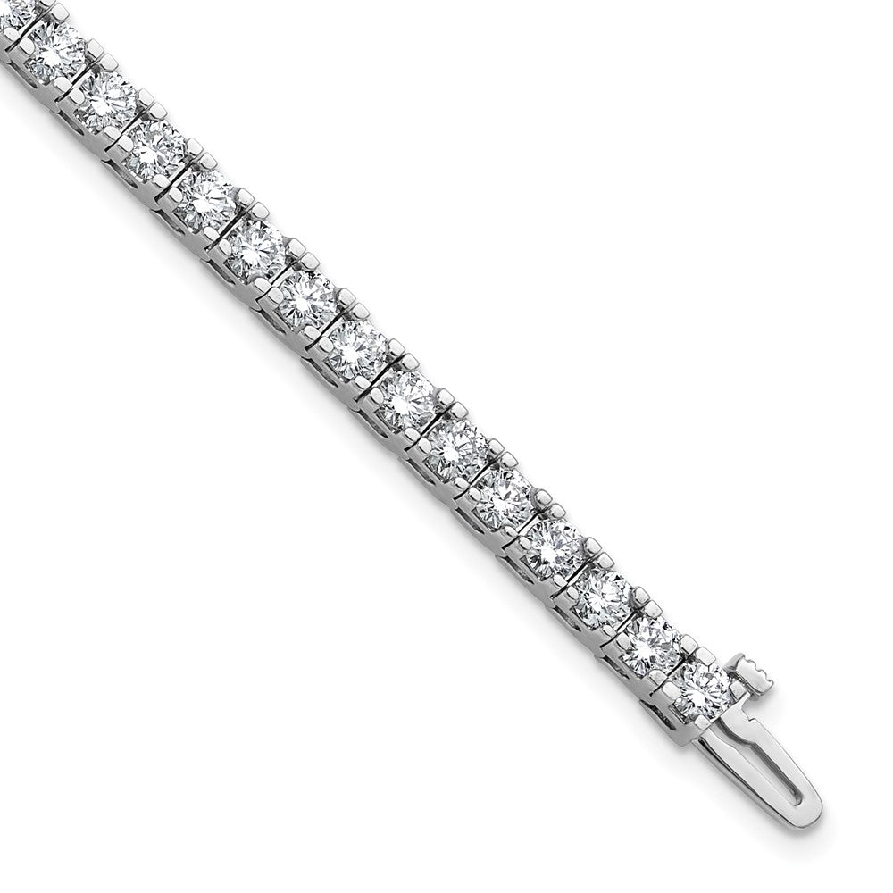 14k White Gold AA Diamond Tennis Bracelet
