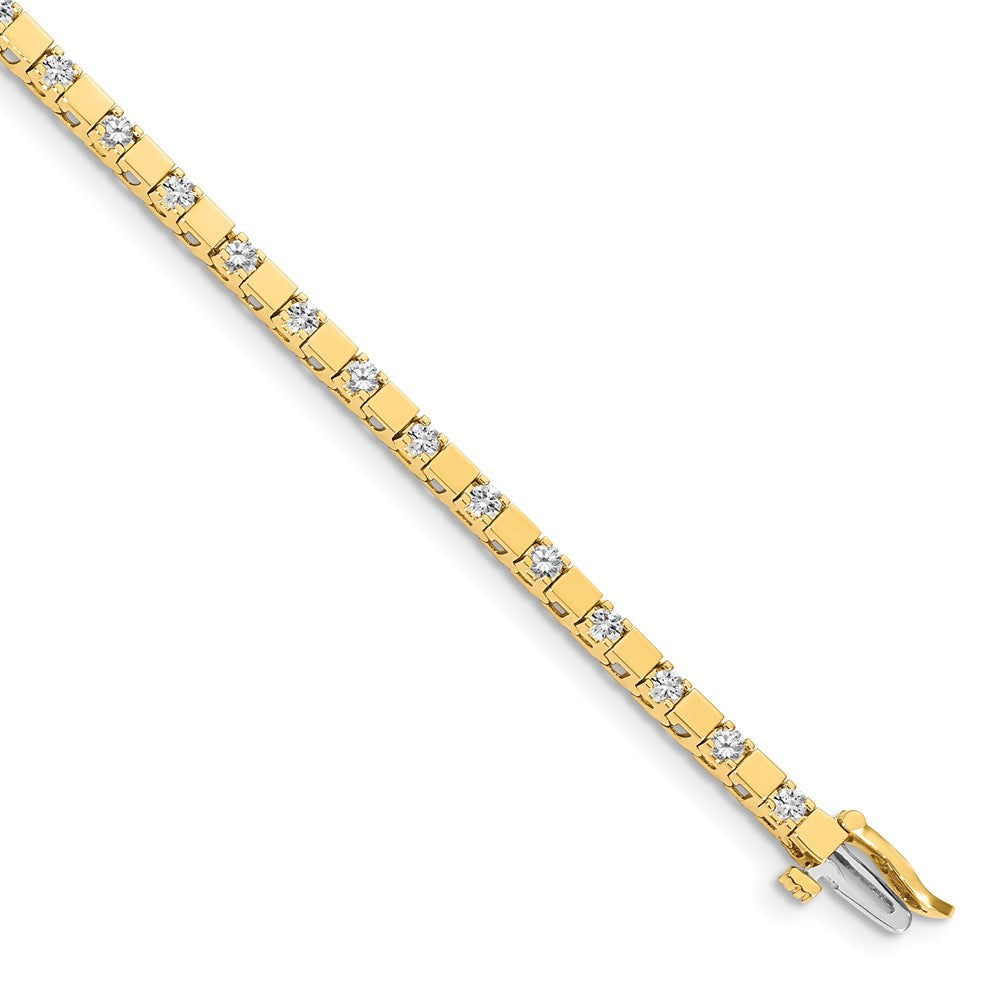 14k A Diamond Tennis Bracelet