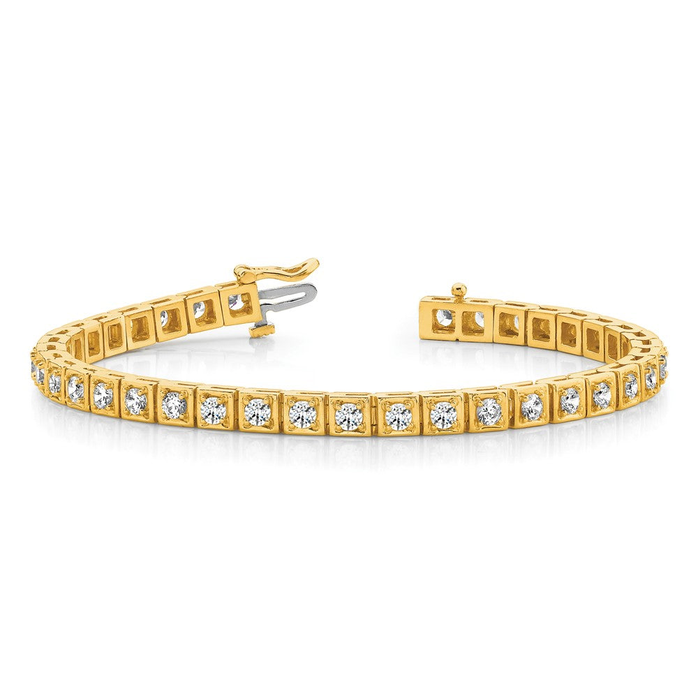 14k AAA Diamond Tennis Bracelet