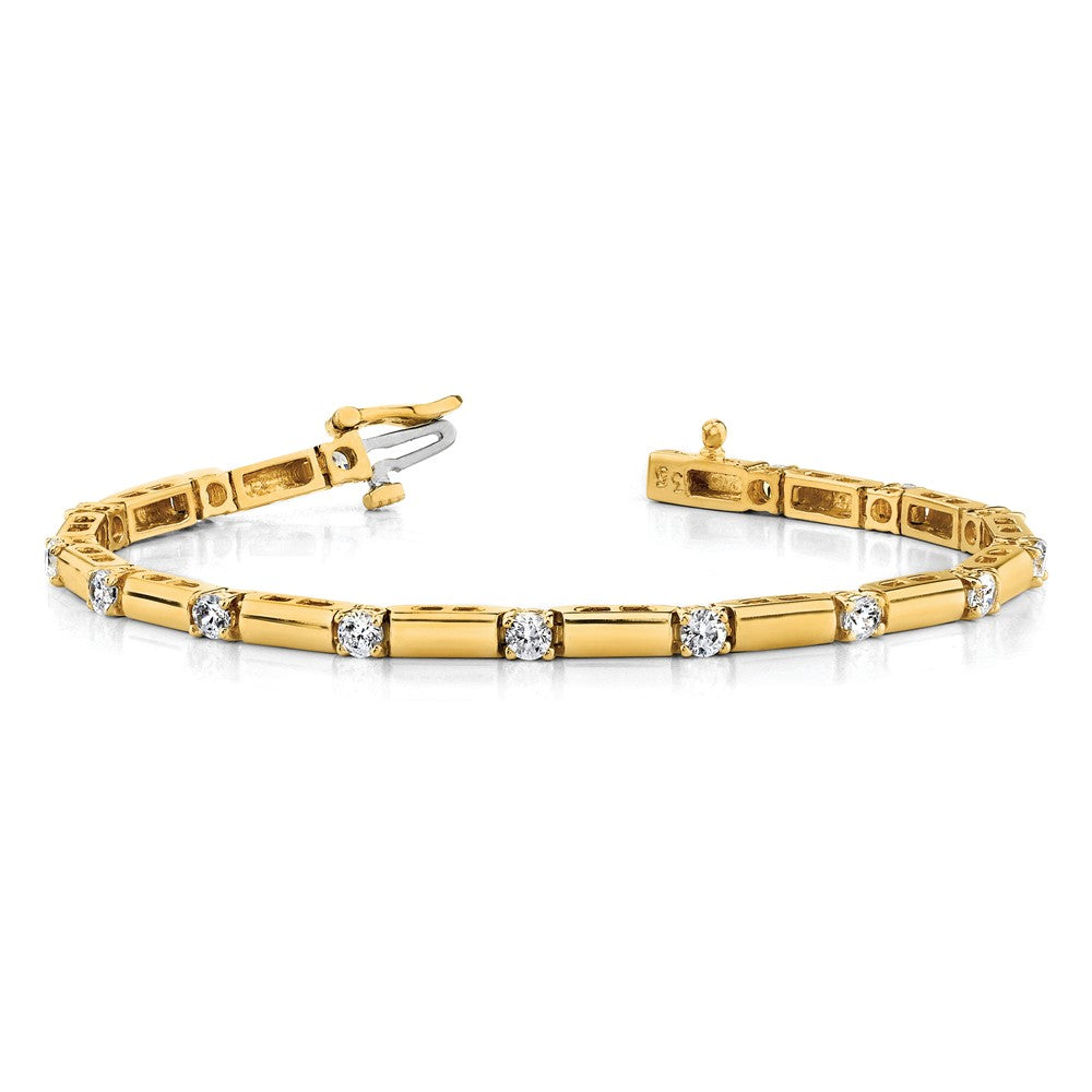14k AAA Diamond Tennis Bracelet