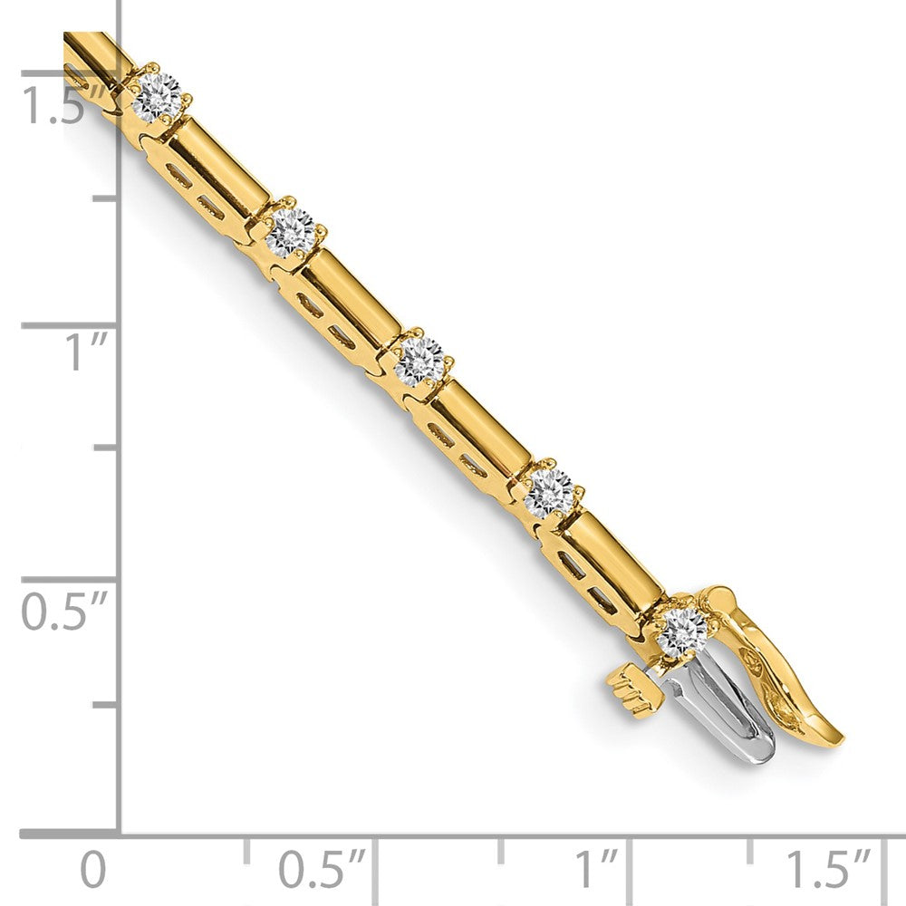 14k A Diamond Tennis Bracelet