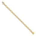 14k 1.75mm Diamond Fancy Bracelet Mounting