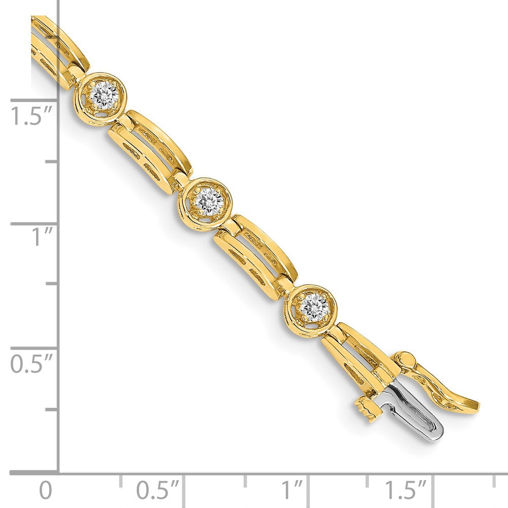 14k VS Diamond Tennis Bracelet