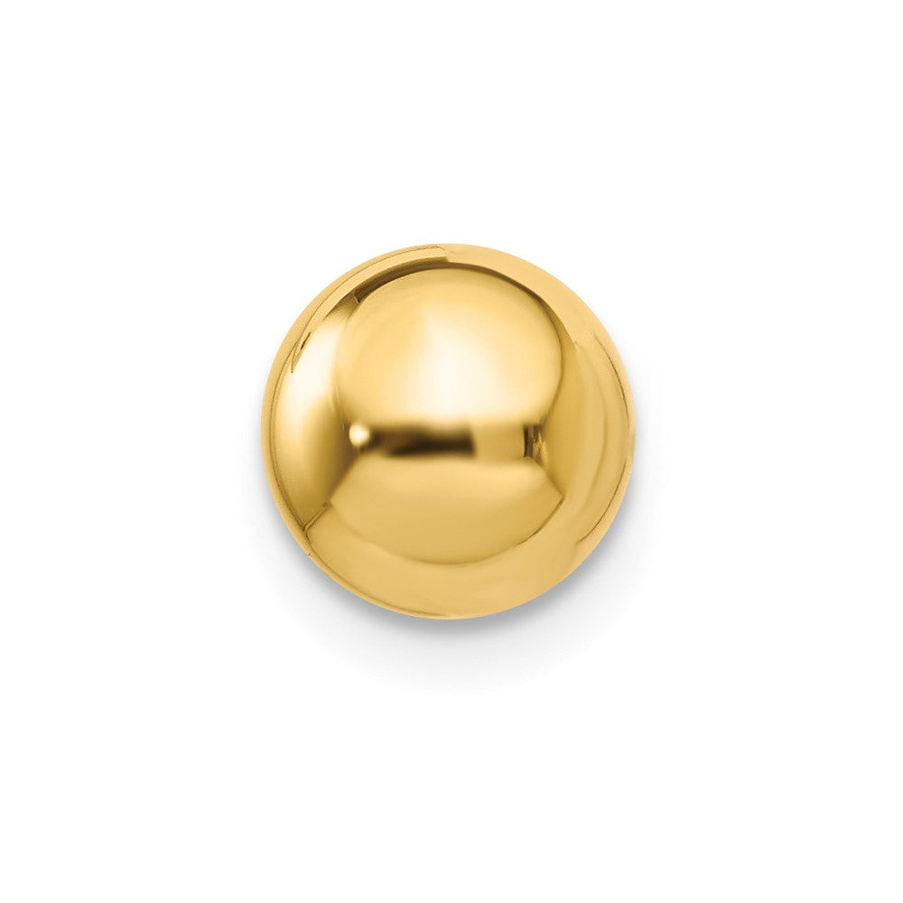 Single 14k Polished 7mm Ball Post Earring