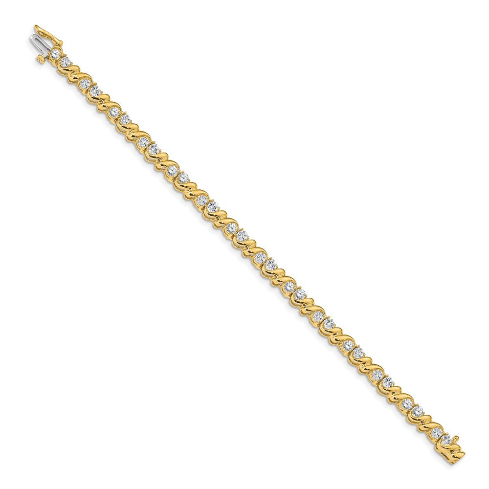 14k 3mm Diamond Tennis Bracelet Mounting