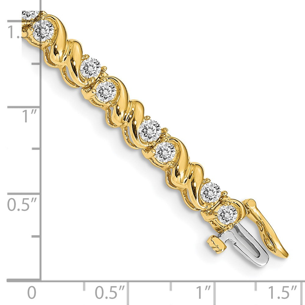 14k 3mm Diamond Tennis Bracelet Mounting