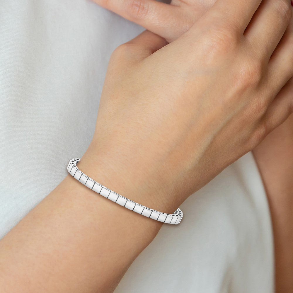 14k WG Holds 43 Stones up to 3mm, Add-a-Diamond Bracelet