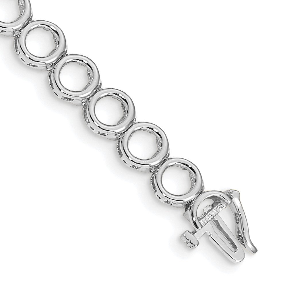 14k WG Holds 24 Stones up to 2.75mm, Add-a-Diamond Tennis Bracelet