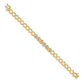 14k Add-a-Diamond Tennis Bracelet Mounting with 6 Heads