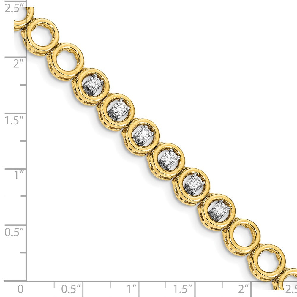 14k AA Diamond Add-A-Diamond Bracelet