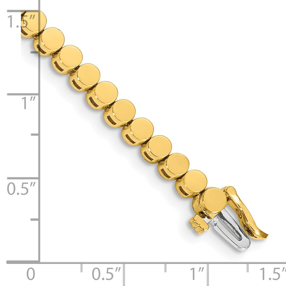 14k Holds 47 Stones up to 2.75mm, Add-A-Diamond Bracelet