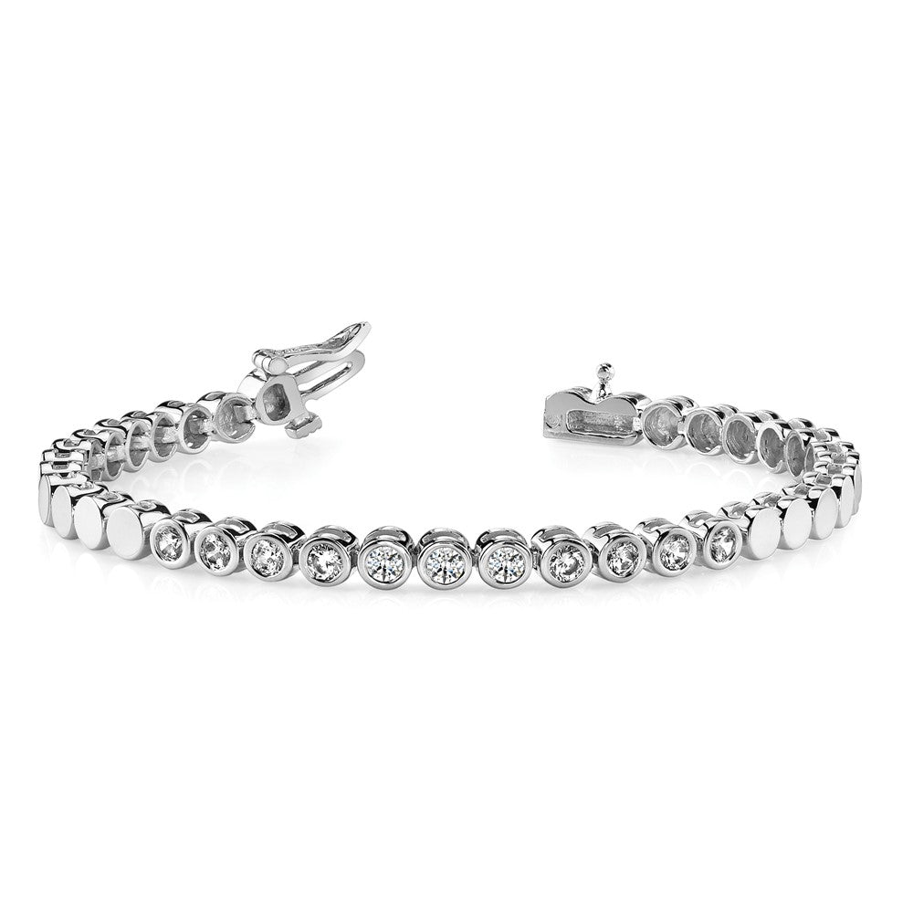 14k WG Holds 47 Stones up to 2.75mm, Add-A-Diamond Bracelet