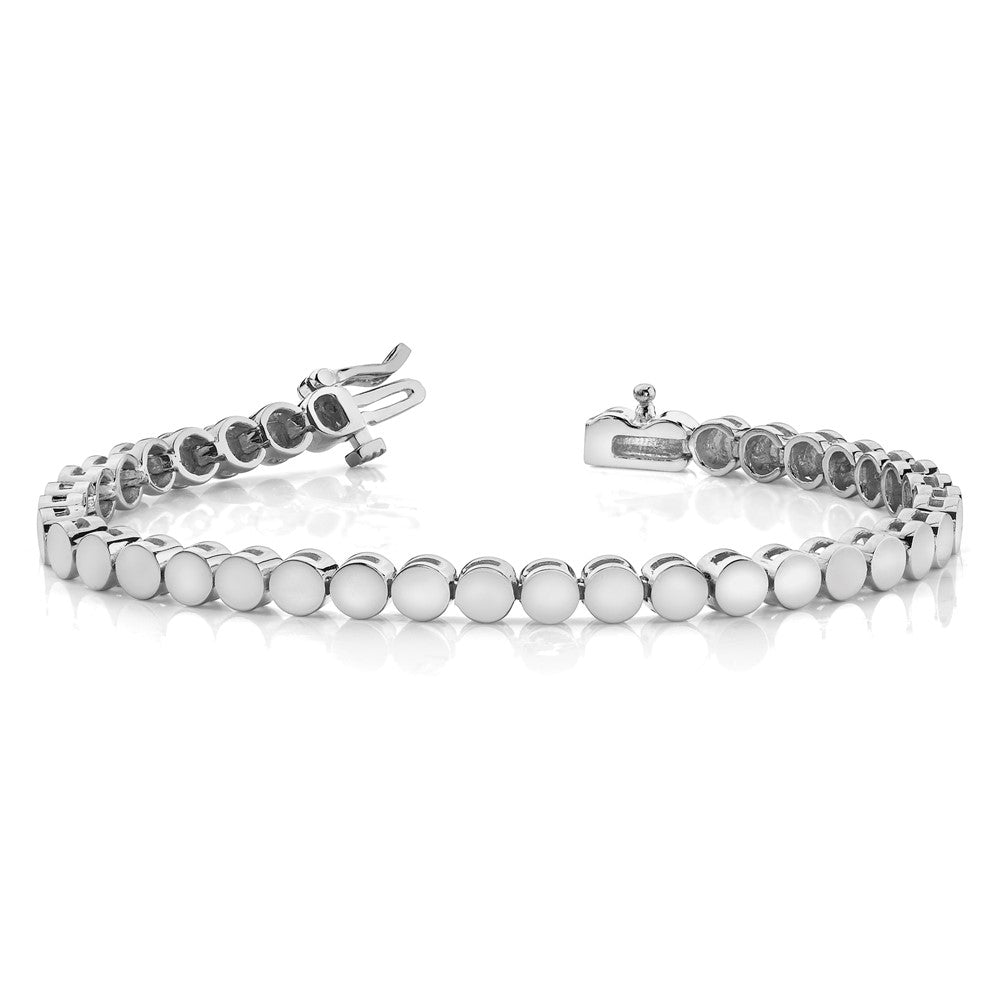 14k WG Holds 39 Stones up to 3mm, Add-a-Diamond Bracelet