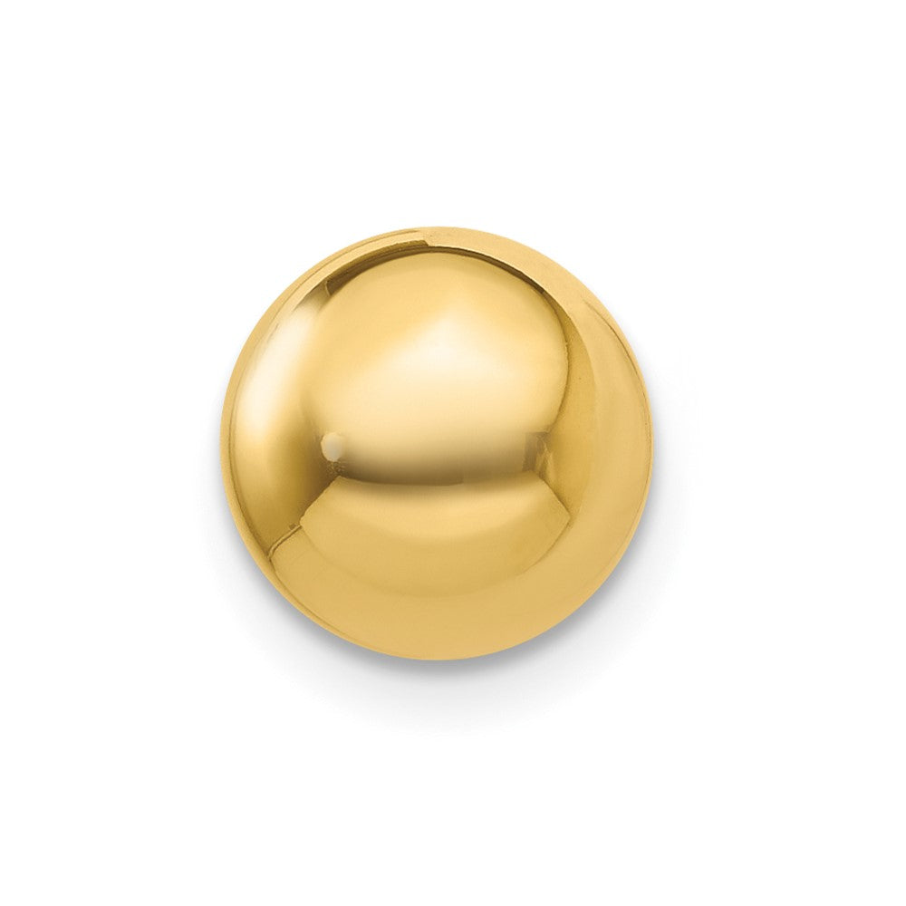 Single 14k Polished 8mm Ball Post Earring
