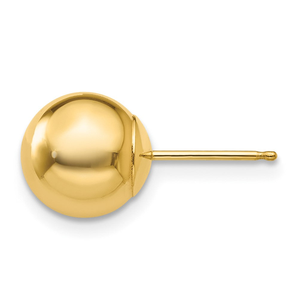 Single 14k Polished 8mm Ball Post Earring