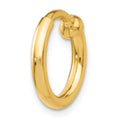 Single 14k Non-Pierced Hoop Earring