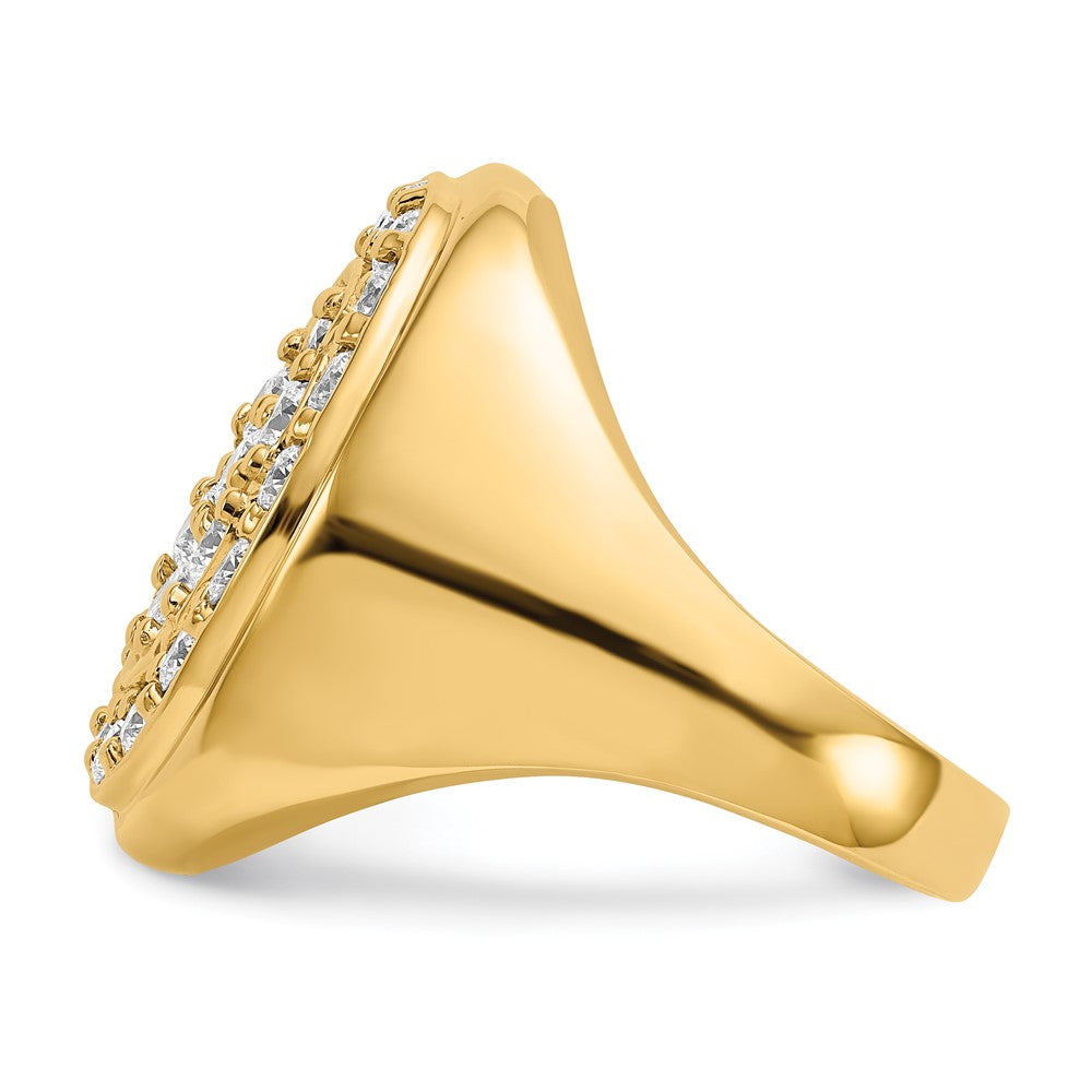 14k AA Diamond men's ring