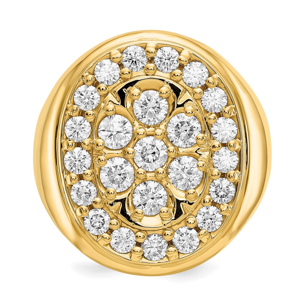 14k AA Diamond men's ring