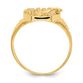 14k AAA Diamond men's ring
