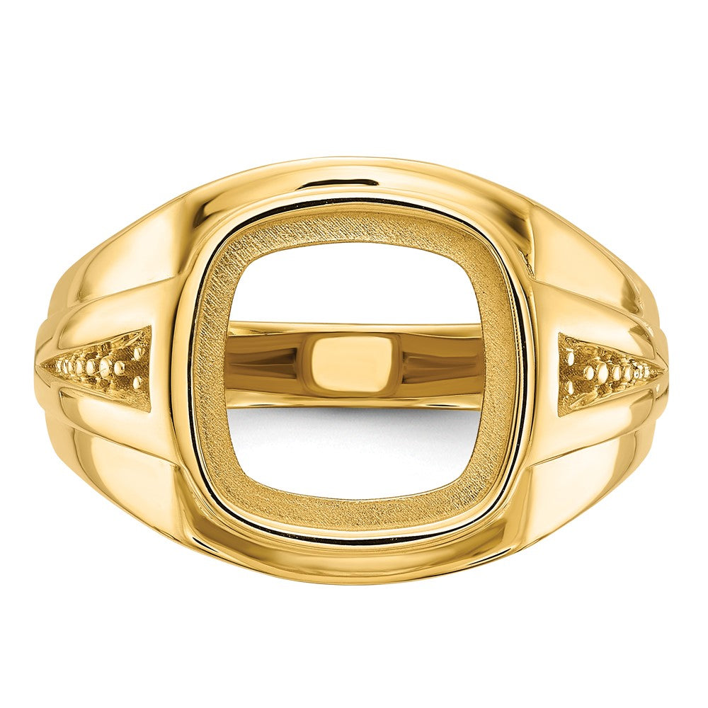 14k Men's Onyx Ring Mounting