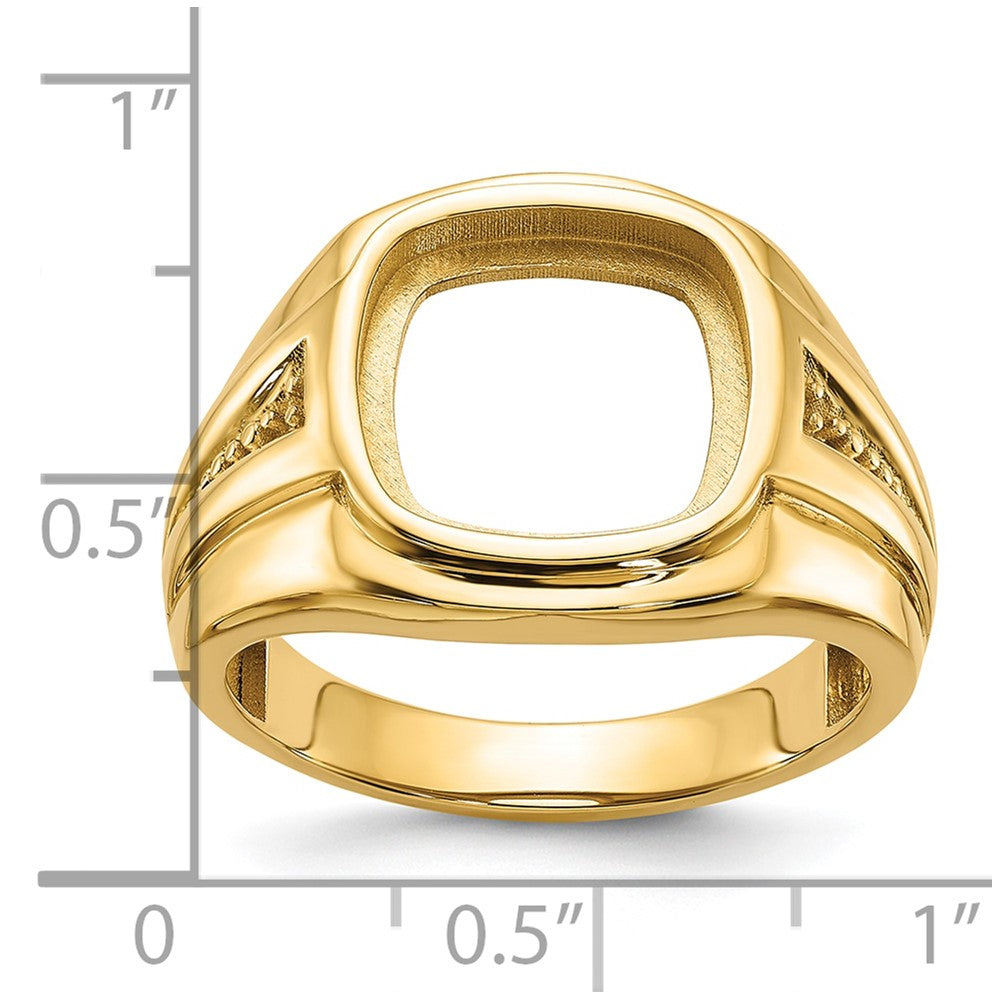 14kw Men's Onyx Ring Mounting