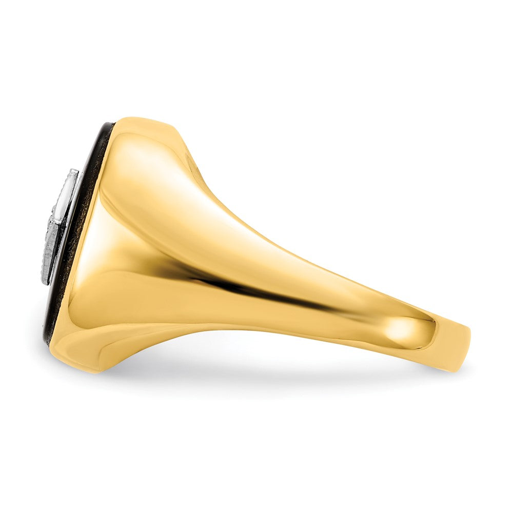 14k AA Diamond men's ring