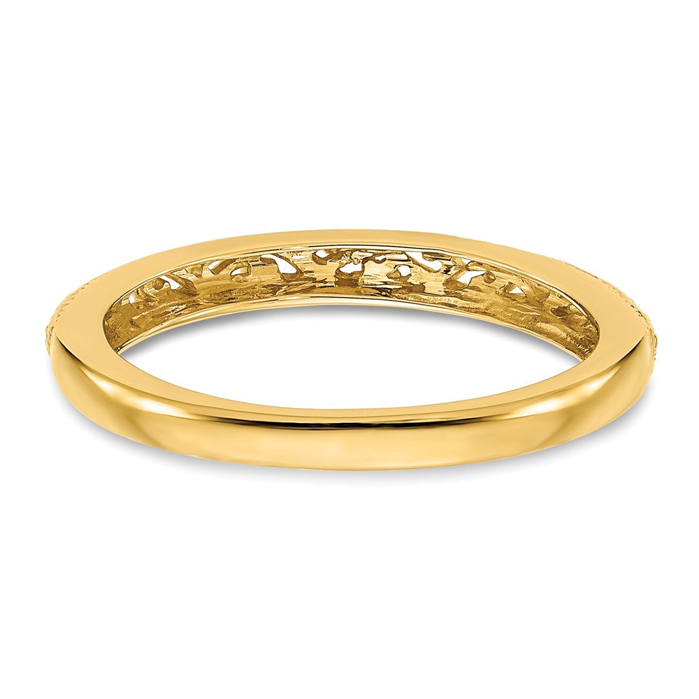 14k Filigree Band