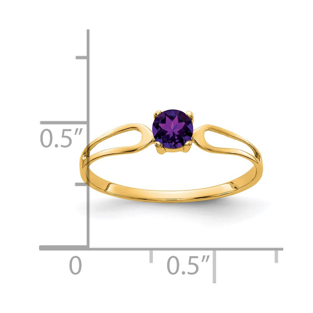 14k Amethyst ring