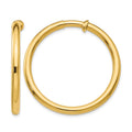 14k Non-Pierced Hoop Earrings