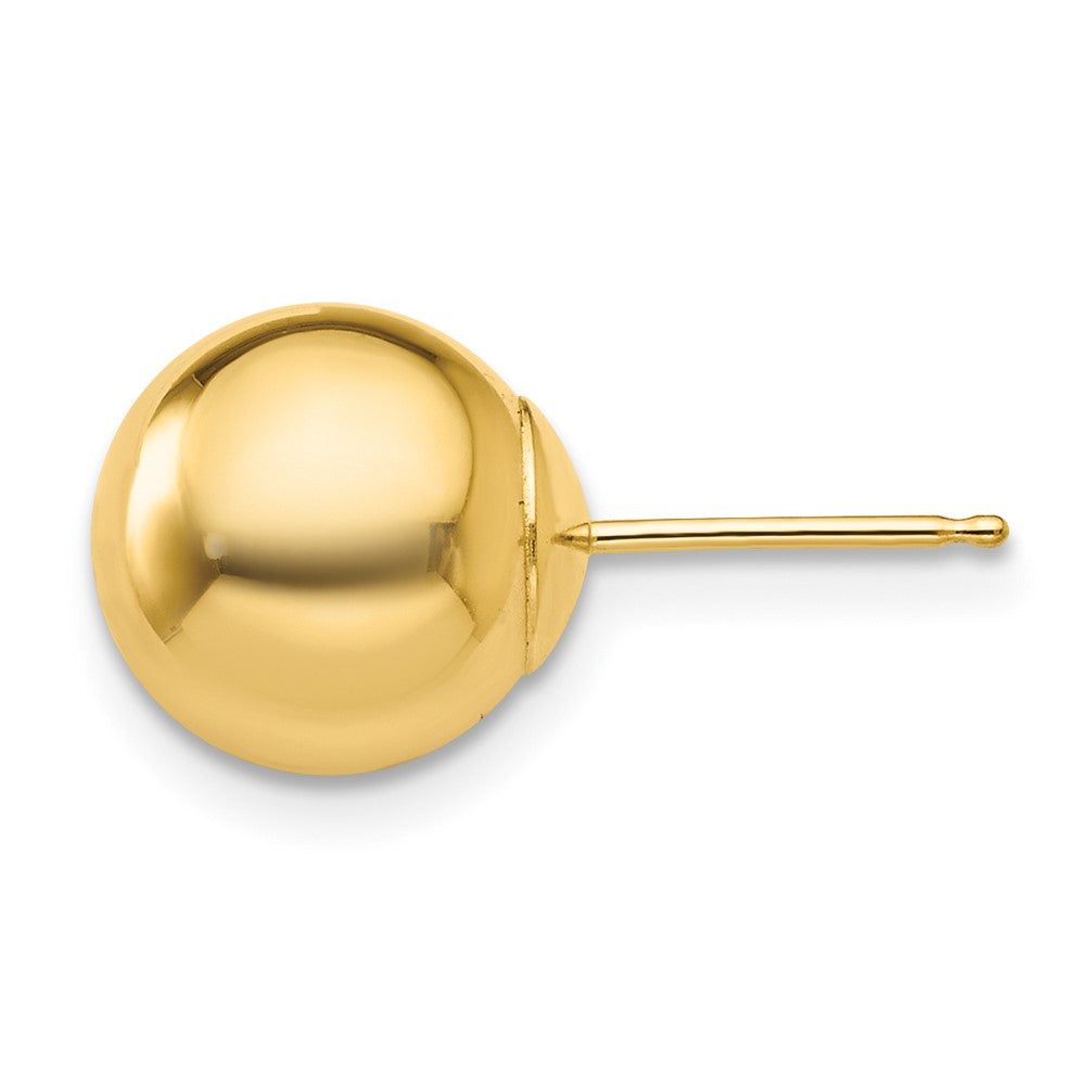 Single 14k Polished 9mm Ball Post Earring