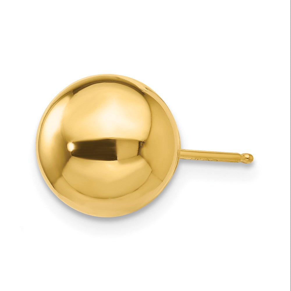 Single 14k Polished 9mm Ball Post Earring