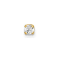 14k Single Stud Diamond Earring