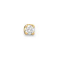 14k Single Stud Diamond Earring
