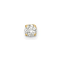 14k Single Stud Diamond Earring