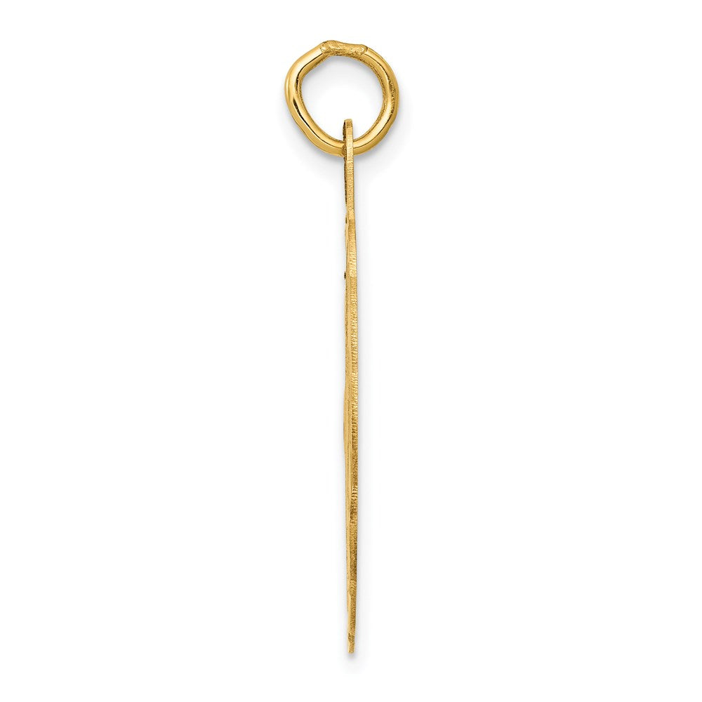 14K WEDDING BELLS Engraveable Disc Charm