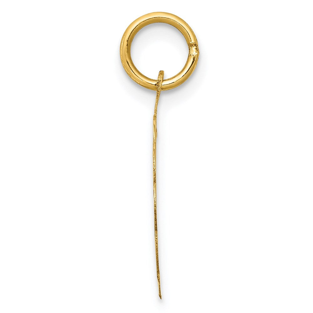 14k YOU ARE ALWAYS IN MY HEART Disc Charm