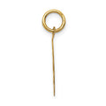14k Polished IT’S A BOY Scalloped Disc Charm