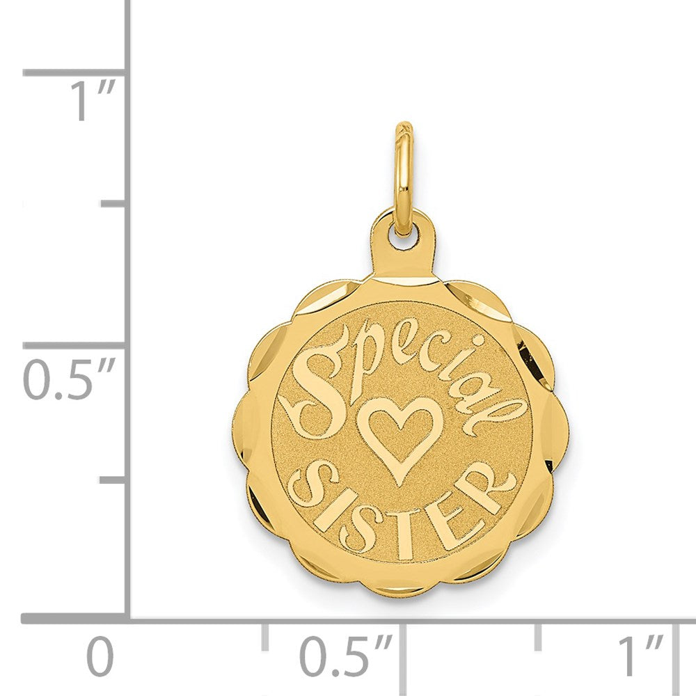 14k SPECIAL SISTER Charm