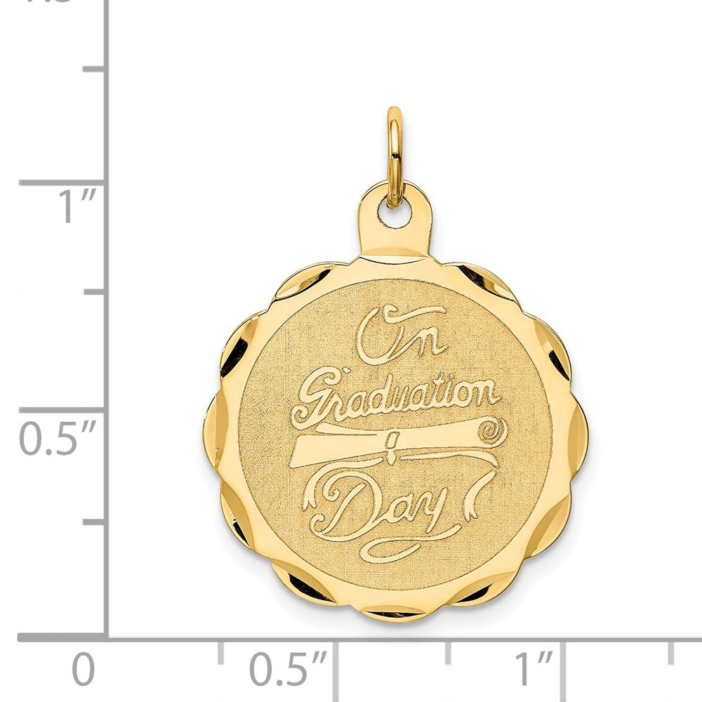 14k ON GRADUATION DAY with Diploma Charm