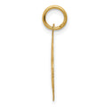 14K Polished Satin Engraveable HAPPY BIRTHDAY Charm