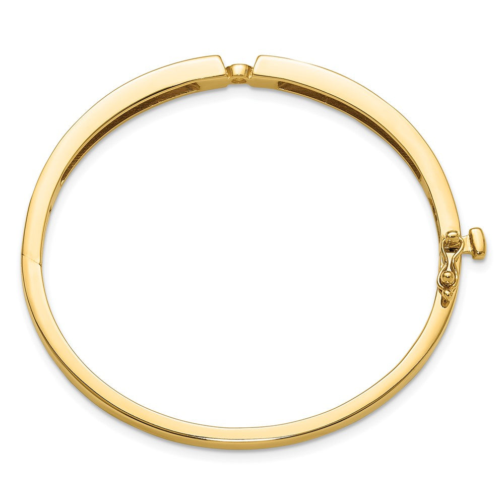 14k Hinged Bangle Bracelet Mounting
