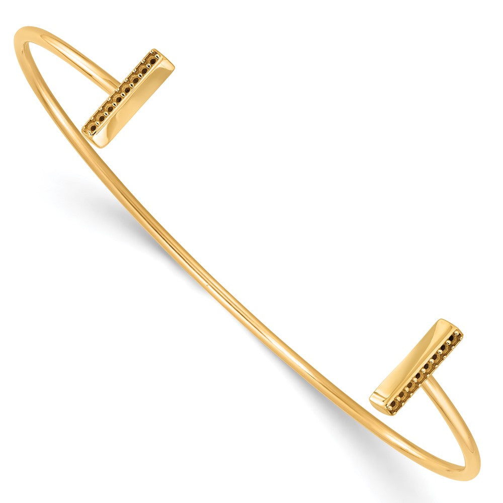 14k Bar w/Bangle Mounting