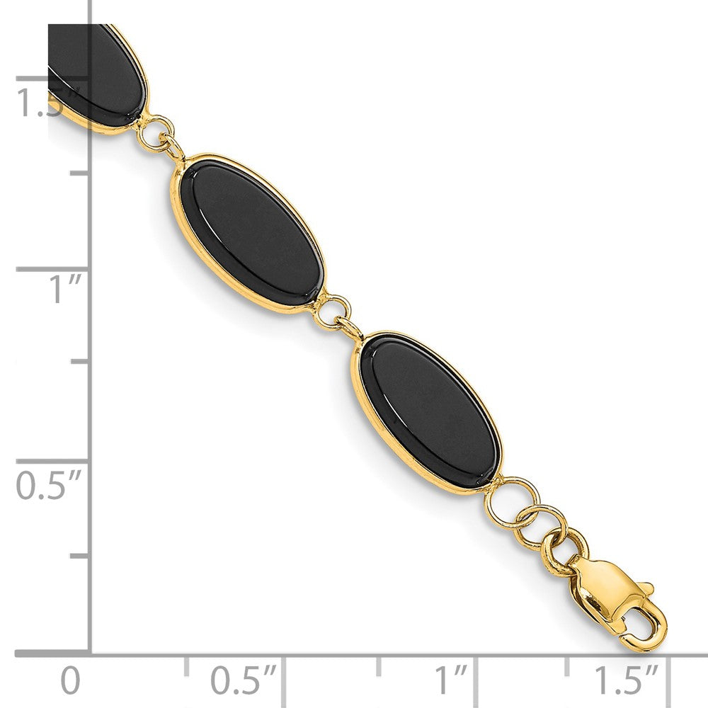 14k Onyx Bracelet