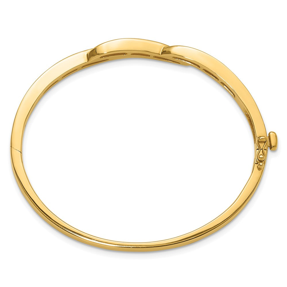 14k Hinged Bangle Bracelet Mounting