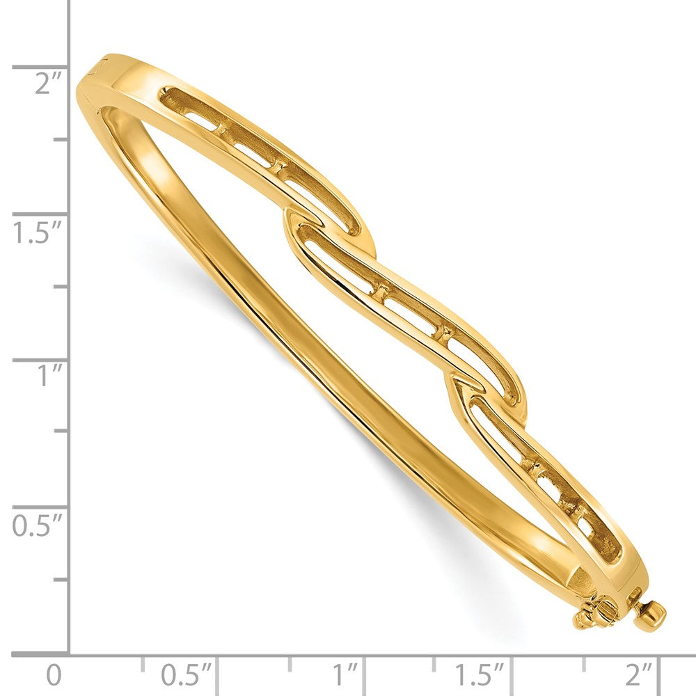 14k Hinged Bangle Bracelet Mounting