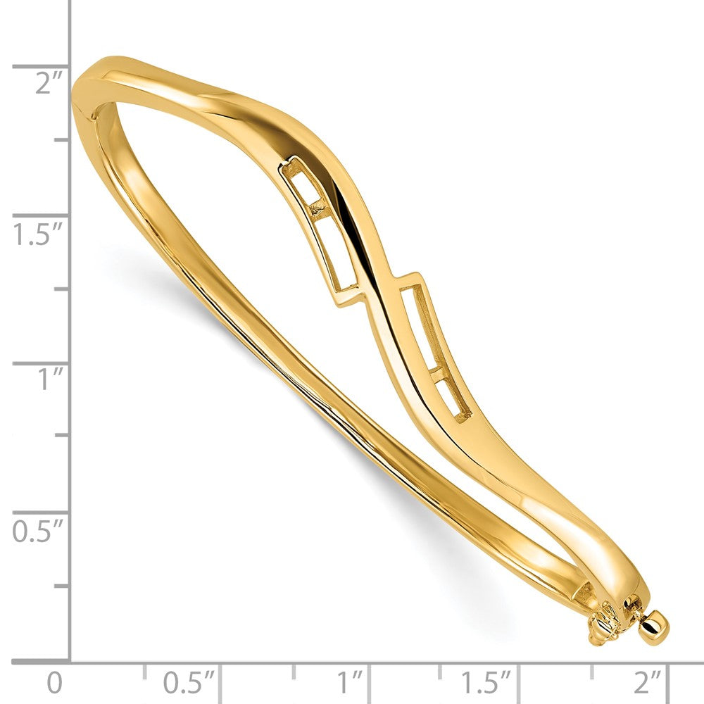 14k Hinged Bangle Bracelet Mounting