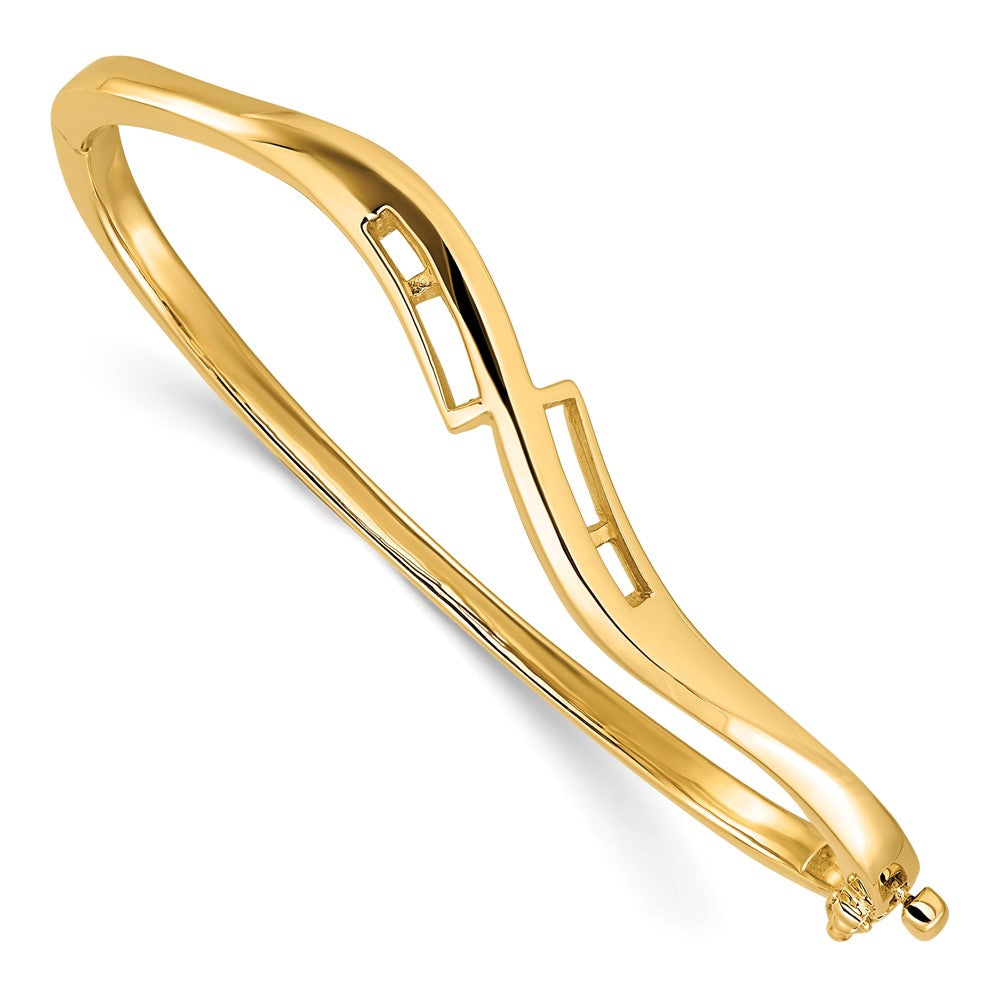 14k Hinged Bangle Bracelet Mounting