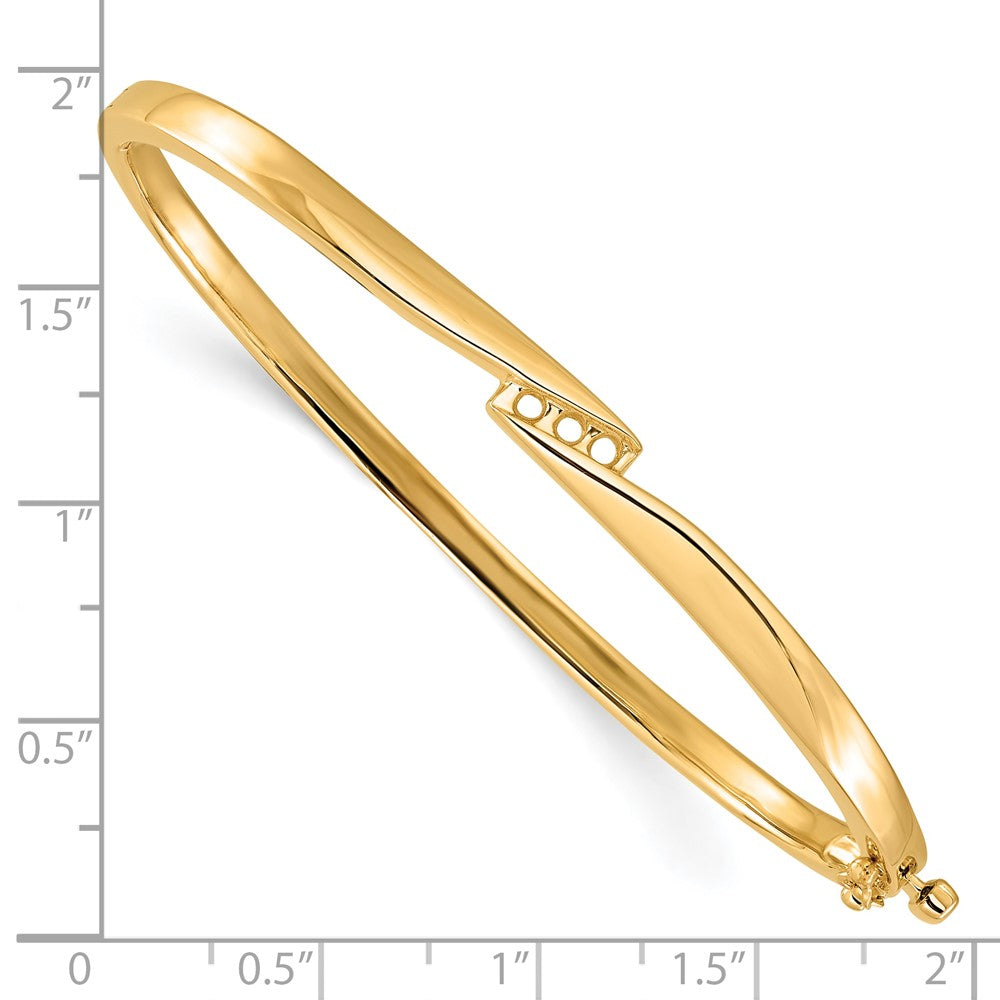14k Hinged Bangle Bracelet Mounting